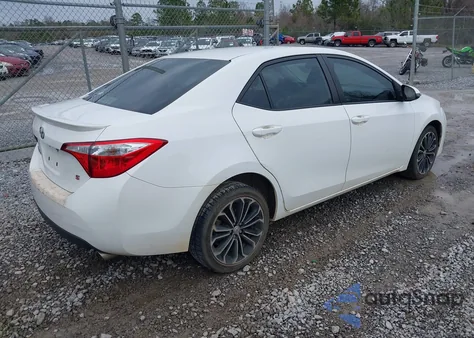 2016 Toyota Corolla S Plus z USA, uszkodzony, nr VIN 2T1BURHE6GC605058